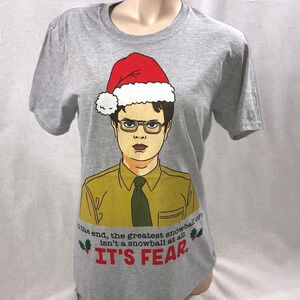 Gildan Size Large The Office Christmas Graphic Tee. Preloved